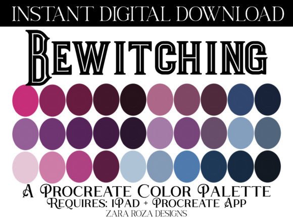 Bewitching Procreate Color Palette