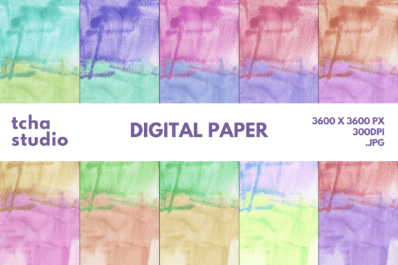 Color Dry Mix Watercolor Digital Papers: A Versatile Tool for Creativity and Business