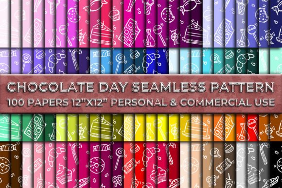 Exploring the Versatility of 100 Chocolate Pattern Digital Paper for Creative Projects