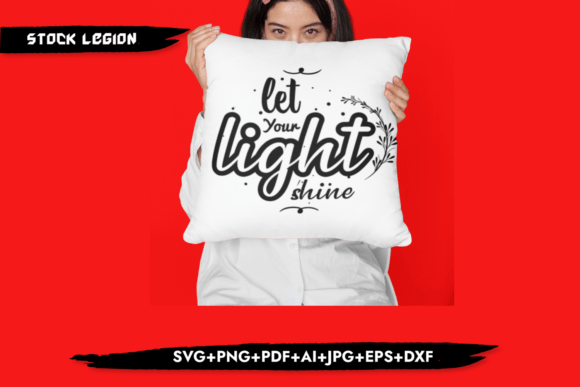Let Your Light Shine Christian SVG