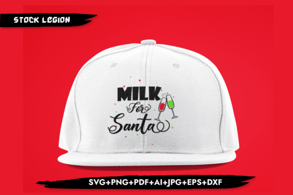 Milk for Santa - Christmas SVG Design
