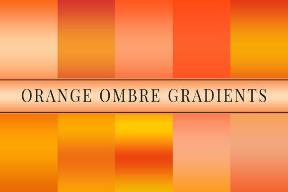 Orange Ombre Gradients for Stunning Design Projects