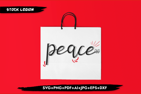 Peace - Christmas SVG: A Versatile Design for All Your DIY and Creative Projects