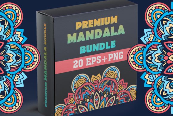 Premium Mandala Design Bundle: A Versatile Resource for Creative Projects