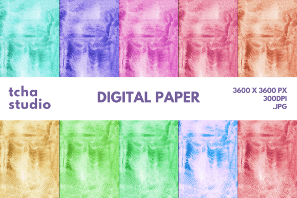 Soft Wave Watercolor Digital Papers: A Versatile Tool for Creative and Commercial Projects