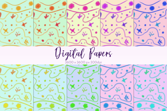 Sweet Heart Halloween Pattern Papers