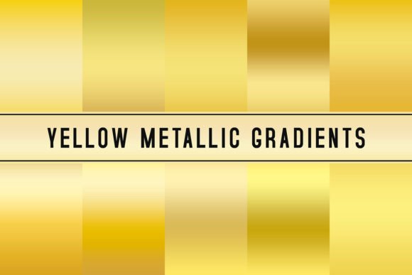 Yellow Metallic Gradients: Elevate Your Designs with a Touch of Luxury
